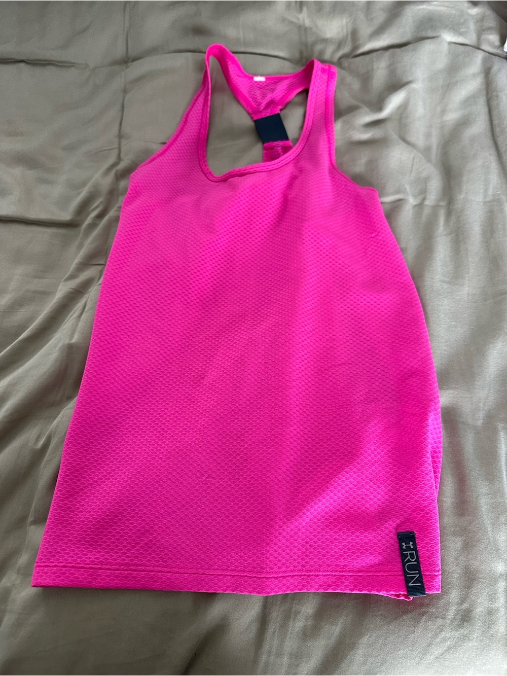 Under Armour Neon Pink Performance Racerback Tank